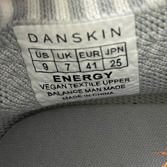 NWOT Danskin Energy Gray Sock Knit Sneakers- Sz 9 - Picture 9 of 9